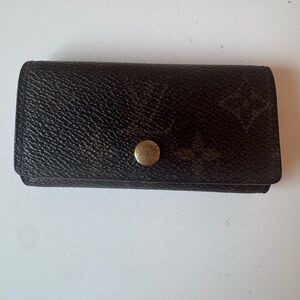 Louis Vuitton Brown Monogram 4 Key Holder